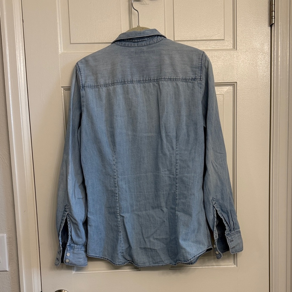 J. Crew Denim Blue Casual Shirt - Picture 4 of 4